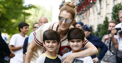 celine dion childrens line|celine dion's boys today.